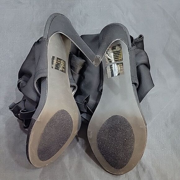 BRAND NEW CAPE ROBBIN KNOTTED HIGH HEEL THIGH HIGH OPEN TOE SANDAL - Picture 15 of 16